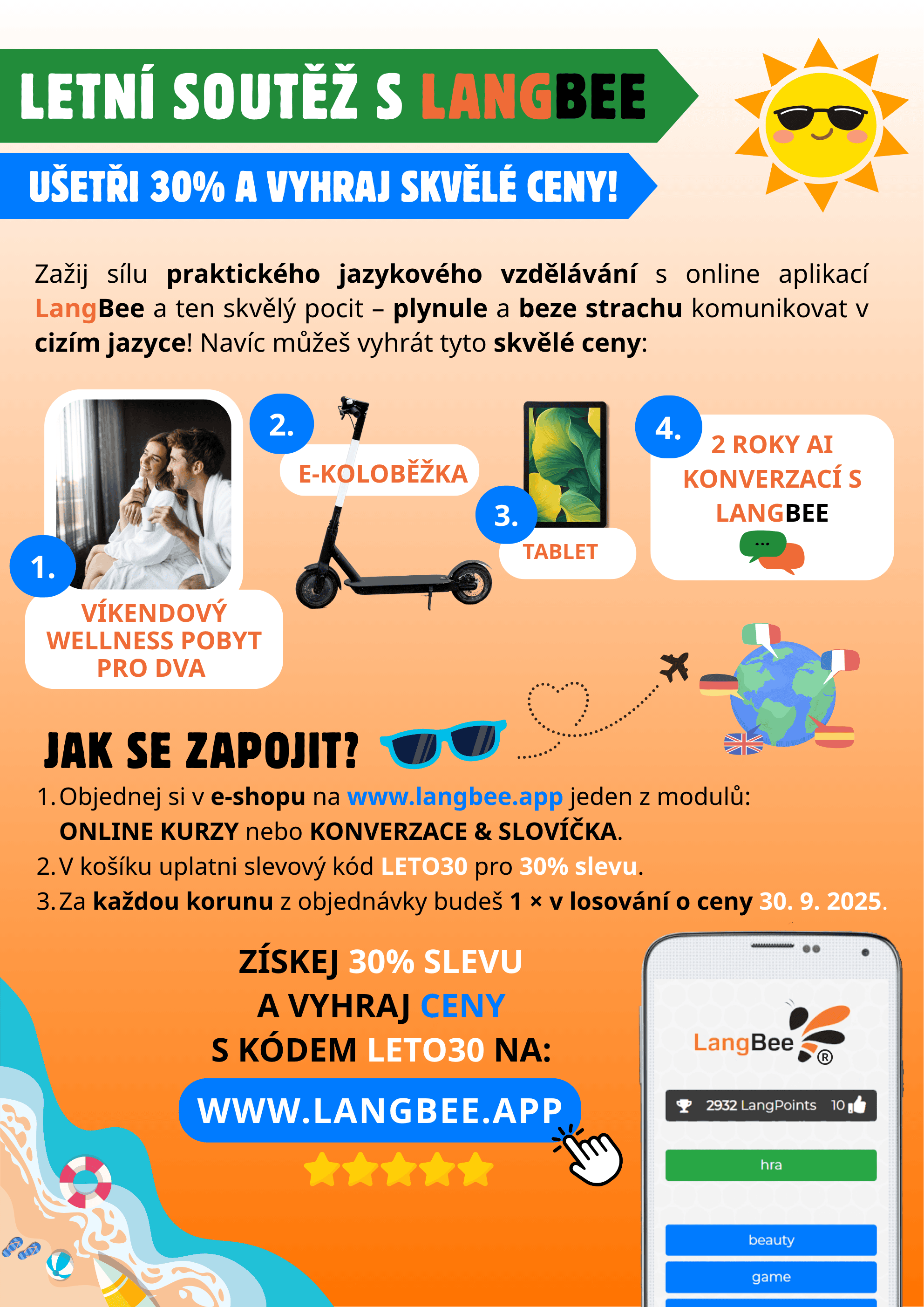 Letná súťaž LangBee
